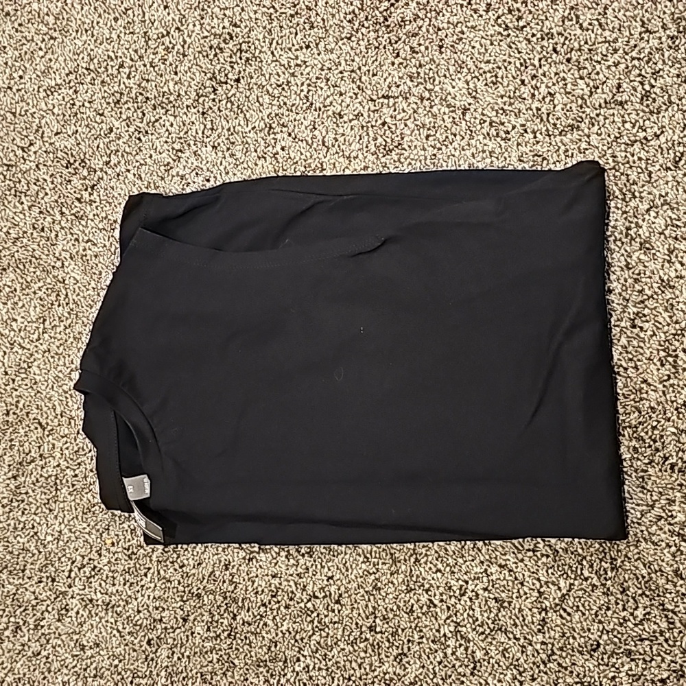 Black/White Muscle Tee